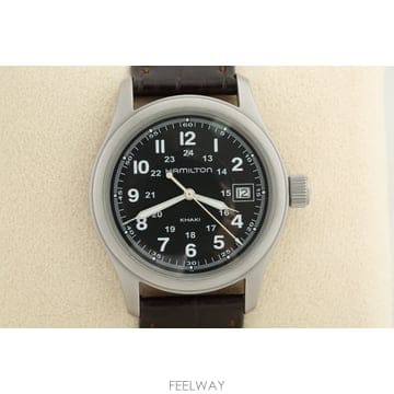 해밀턴 카키 Hamilton Khaki 블랙 다이얼 쿼츠 H684812