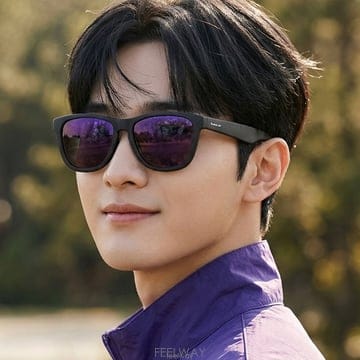 리복 선글라스 R8700 01T 블랙 사각 뿔테 스포츠 골프 드라이브 캠핑 남자 여자