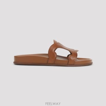CELINE [D14]������ 6585704LU TAN ���� �÷����� �߷��������� Celine Triomphe Slide[D14]������ 6585704LU TAN ���� �÷����� �߷��������� C