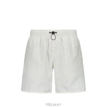 아이스버그 로고 프린트 드로스트링 스윔 쇼츠