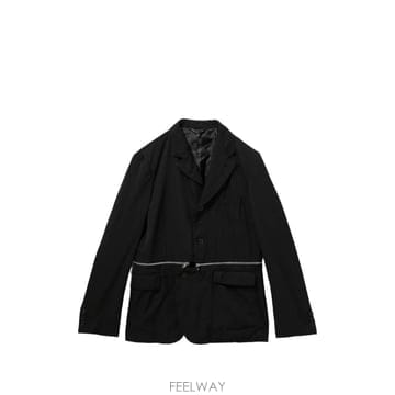 꼼데가르송 지퍼 디테일 블레이저