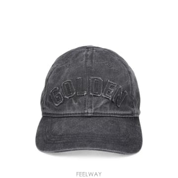 26 FW Golden Goose 로고 아플리케 스타 디테일 베이스볼 캡 모자 GUP02837P002734