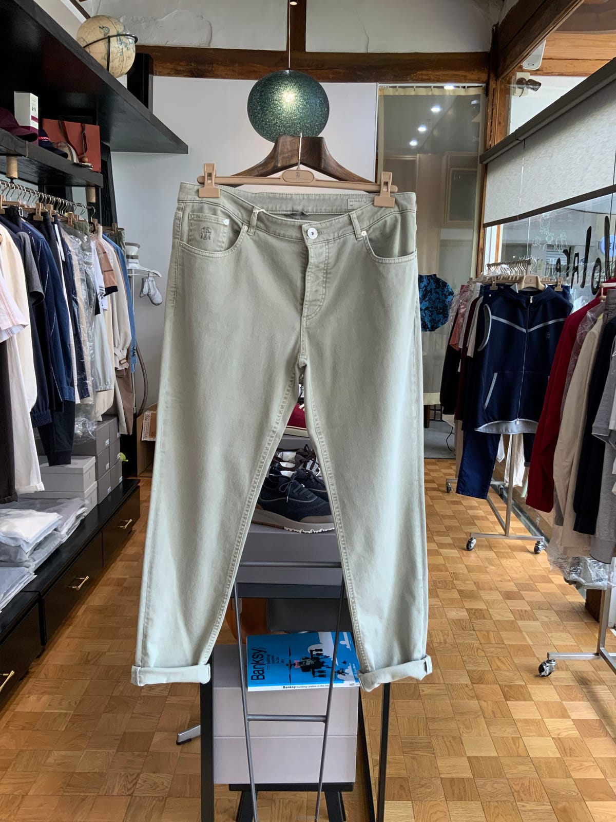 Brunello Cucinelli [Ż����] ���Ϲ߼� ���ڷ� ��ġ�ڸ� ����Ʈ ���̵� ������ 5���� Ʈ����ų� �� ��ư ���� ���� ������ �׸�[Ż����] ���Ϲ߼� ���ڷ� ��ġ�ڸ� ����Ʈ ���̵� ����