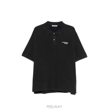 26 FW 아크네 워싱 로고 폴로 셔츠 BL0433 TP454487281