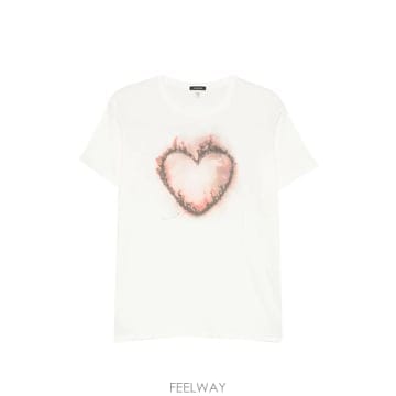 26 FW R13 하트 프린트 티셔츠 R13WK001 TP455653471
