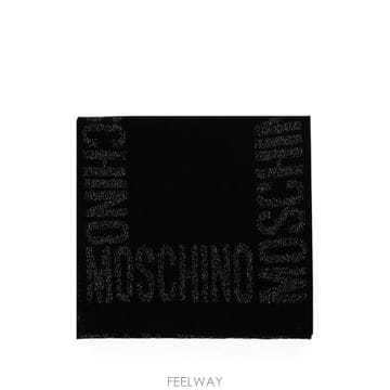 26 FW 모스키노 로고 프린트 루렉스 스카프 30623M3476 TP457561359