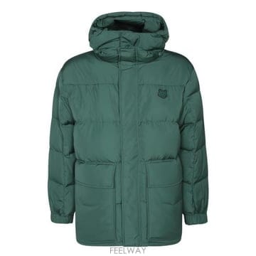 26 FW 메종 키츠네 폭스 패치 후드 패디드 코트 P399 LM02204WQ4016