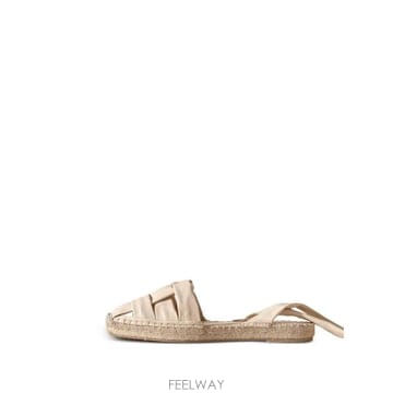 26 FW 헤레우 베나 인터우븐 레더 발레리나 플랫 슈즈 BENAESPADRILLE TP457488400