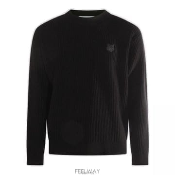 26 FW 메종 키츠네 폭스 헤드 리브드 스웨터 P199 PM00811KT1149