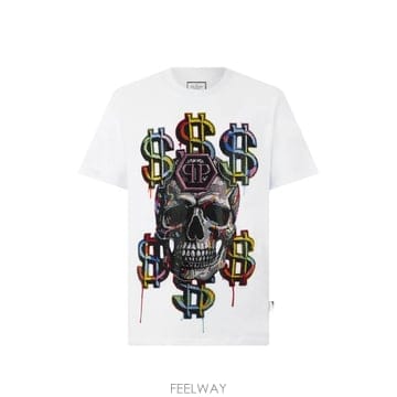 Philipp Plein 26 FW �ʸ��÷��� �޷� ���� Ƽ���� FAFCMTK9122PJY002N TP45748476126 FW �ʸ��÷��� �޷� ���� Ƽ���� FAFCMTK9122PJY002N T