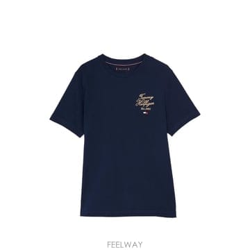 TOMMY HILFIGER 26 FW Ÿ�����ǰ� 1985 �÷��� ��ũ��Ʈ �ΰ� �ڼ� Ƽ���� MW0MW38334 TP45759153326 FW Ÿ�����ǰ� 1985 �÷��� ��ũ��Ʈ �ΰ� �ڼ� Ƽ����