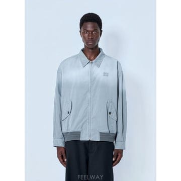 Miu Miu 26 FW �̿�̿� ���� Old Twill Blouson Jacket miu0165001gry26 FW �̿�̿� ���� Old Twill Blouson Jacket miu016500