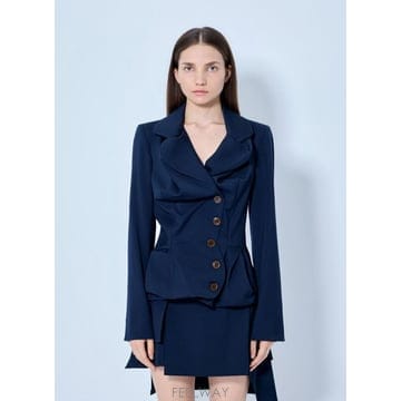 ViVienne westwood 26 FW ���ȿ���Ʈ��� ���� Drunken Tailored Blazer vvw0265002nav26 FW ���ȿ���Ʈ��� ���� Drunken Tailored Blazer vv