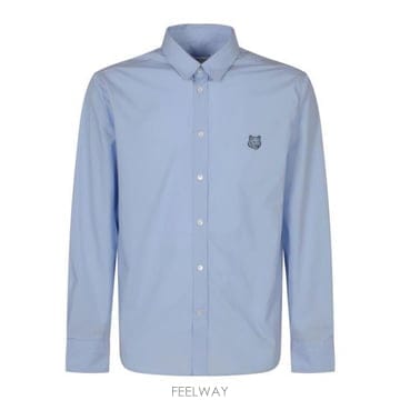 26 FW 메종 키츠네 폭스 엠브로이더드 셔츠 0434 QM00421WC5089