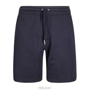 메종키츠네 파리 오버사이즈 조거 쇼츠 블랙