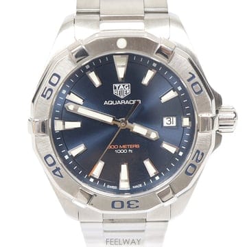 Tag Heuer(태그호이어) WBD1112.BA0928 41MM 스틸 쿼츠 청판 아쿠아레이서 300남성시계