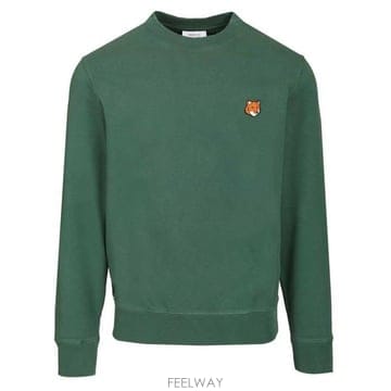 26 FW 메종 키츠네 폭스 헤드 레귤러 스웨트셔츠 그린 P399 PM00303KM0340