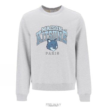 Maison Kitsune 26 FW ���� Ű���� �ΰ� ����Ʈ ũ��ض��� ����Ʈ���� �׷��� H120 LM00305KM000126 FW ���� Ű���� �ΰ� ����Ʈ ũ��ض��� ����Ʈ���� ��