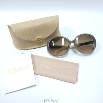 CHLOE 끌로에 더블 컬러 오버사이즈 그라데이션 선글라스 A901