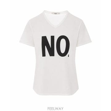 26FW 펜디 반팔 티셔츠 FS9805 B19VF0QM0 White