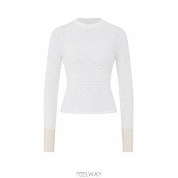 26FW 랑방 스웨터 PO0005 K123041 White