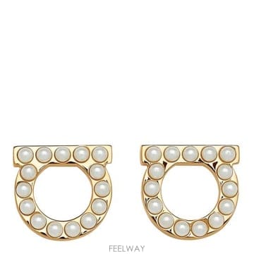 26FW 살바토레 페라가모 이어링 696581 760125CREAM ORO Gold