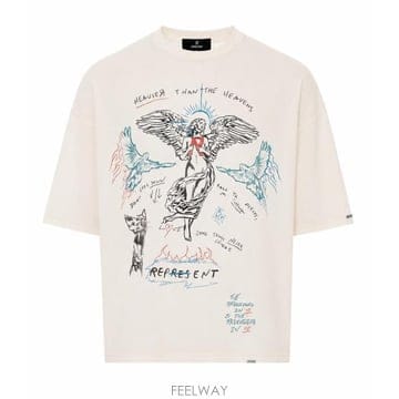 REPRESENT 26FW ��������Ʈ ���� Ƽ���� MLM100999 31 White26FW ��������Ʈ ���� Ƽ���� MLM100999 31 White