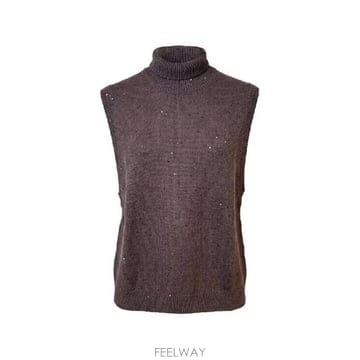 Brunello Cucinelli �׶�����Ÿ �ؿ� ���ڷ� ��ġ�ڸ� ���� CASHMERE VEST M73540804C4211�׶�����Ÿ �ؿ� ���ڷ� ��ġ�ڸ� ���� CASHMERE VEST M