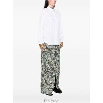 Dries Van Noten �׶�����Ÿ �ؿ� �帮���ݳ�ư ���� CHLORIS COTTON ���� 0107414445001�׶�����Ÿ �ؿ� �帮���ݳ�ư ���� CHLORIS COTTON ���� 
