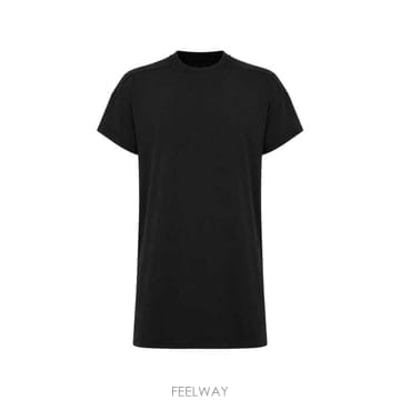 Rick Owens 26FW �� ������ ���� Ƽ���� RU02F4255JDC 09 BLACK26FW �� ������ ���� Ƽ���� RU02F4255JDC 09 BLACK