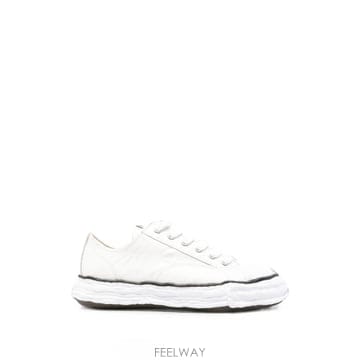 메종미하라야스히로 PETERSON23 OG sole wrinkled leather 로우탑 스니커즈 12296
