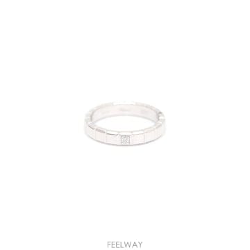 쇼파드 아이스큐브 퓨어 화이트골드 다이아 반지 15호