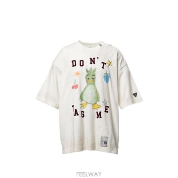 메종미하라야스히로 Leon doodle printed T shirt 12208807084296 TP72550
