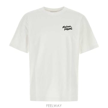 26 FW 메종 키츠네 핸드라이팅 컴포트 티셔츠 M186 MM00126KJ7025