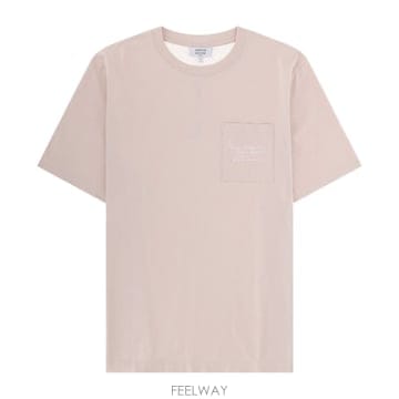 26 FW 메종 키츠네 포에틱 스크립트 컴포트 티셔츠 0447 QM00104KJ7025