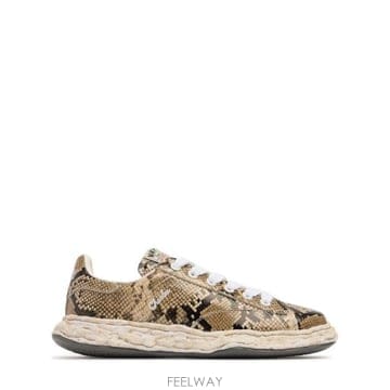 26 FW Mihara Yasuhiro 남성 청키솔 로우탑 스니커즈 81I D08006 TP724765716