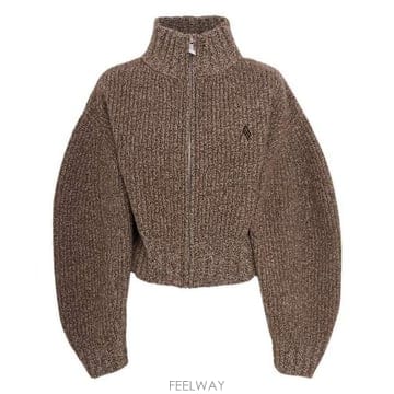 26 FW 아티코 여성 크롭 하이넥 집업 가디건 83I XJE014 TP724685834