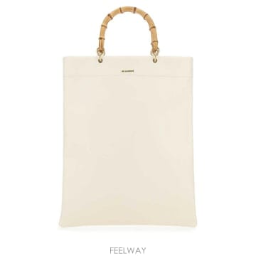 23SS 질샌더 아이보리 레더 미디움 shopping 백 J07WC0018P5383105 TP57750043