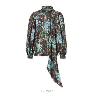 26SS 구찌 프린트 실크 twill 셔츠 854520ZAUO04031 TP570489562