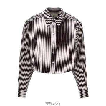 25FW 이자벨 마랑 Fleora 크롭 셔츠 CH0179FAB1I01IECBY TP578082446