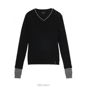 26FW  Layered V 넥 스웨터 2F6RTP003K03001 TP581405664