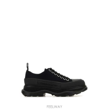 알렉산더 맥퀸 블랙 canvas Tread Slick 스니커즈 697072W4AAQ1000 TP5777726