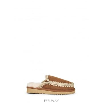 Mou Eskimo 슬리퍼 Women 브라운 FW101125ACOG TP579244670
