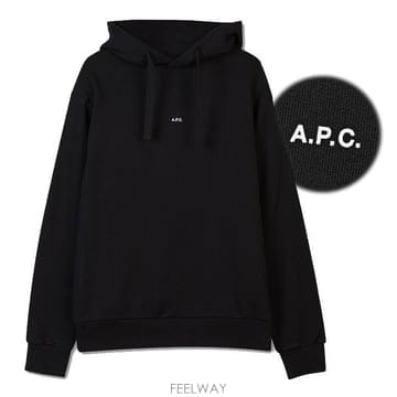 [당일]아페세 미니 로고 후드 티셔츠 블랙 COEIP H27622 LZZ