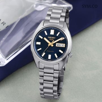 세이코5 SRPL55K1 블루 다이얼 남자메탈시계 e27
