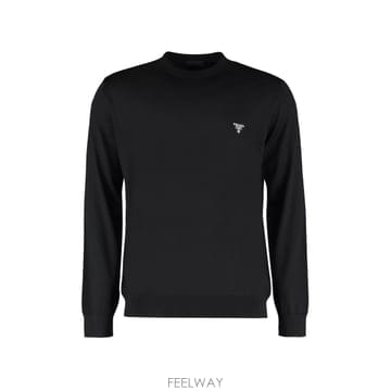 26FW 프라다 블랙 울 스웨터 UMB264S2121ZLEF0002 TP578191824