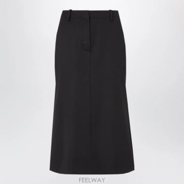 26FW Fendi Fendi grain de poudre midi 스커트 FQ7767B1H8F0QA1 TP