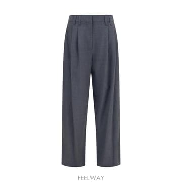 26FW 브루넬로 쿠치넬리 스트레이트 팬츠 M0W07P9272 C4078 GREY