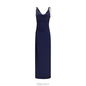 26FW 베르사체 원피스 10267061A12497 1U610 BLUE
