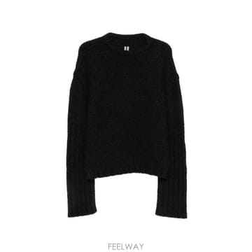 26FW 릭 오웬스 스웨터 RU02F4631KWSSE 09 BLACK